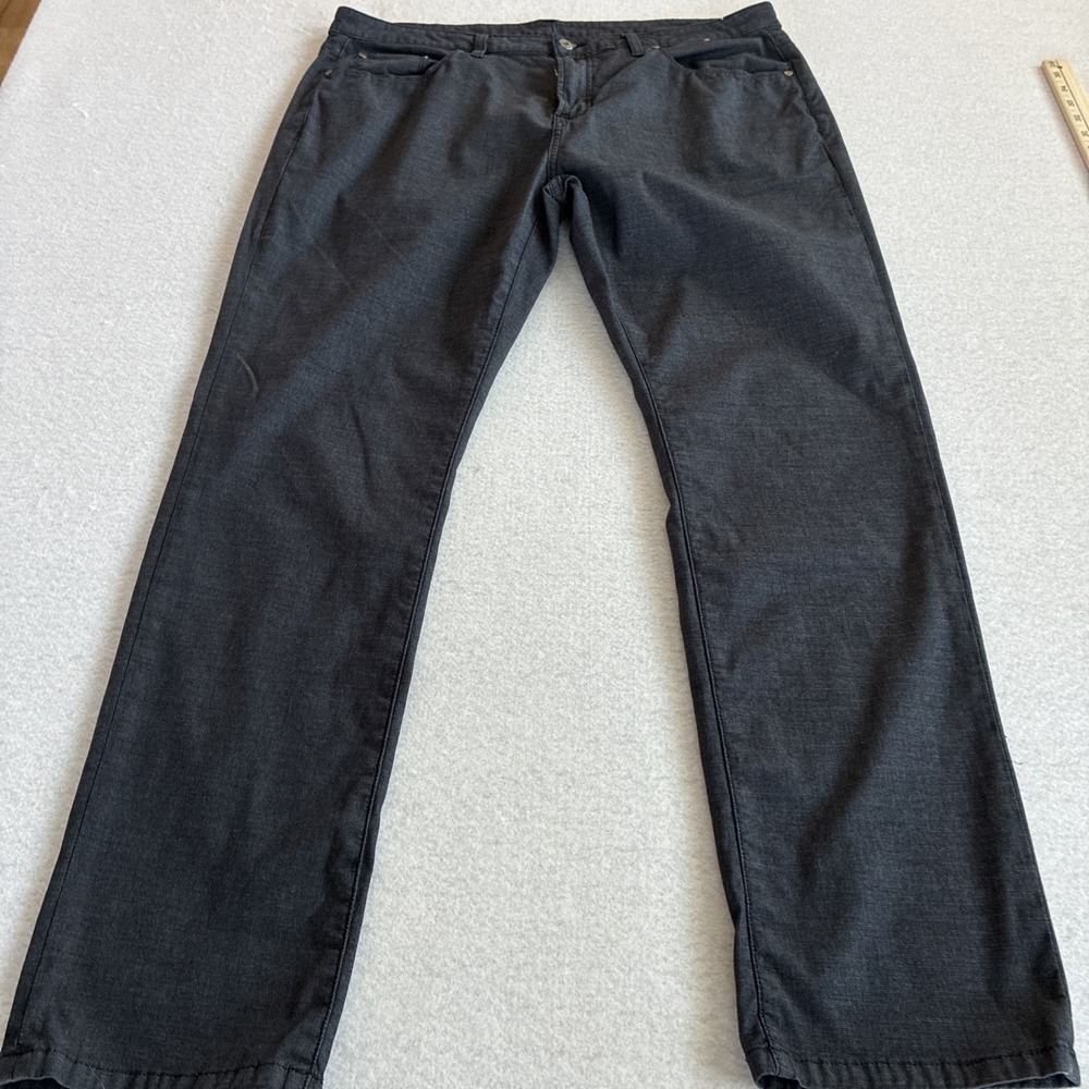 Johnnie O Atlas Lightweight Stretch 5-Pocket Pant 38x32 Navy Preppy Business - Picture 2 of 15
